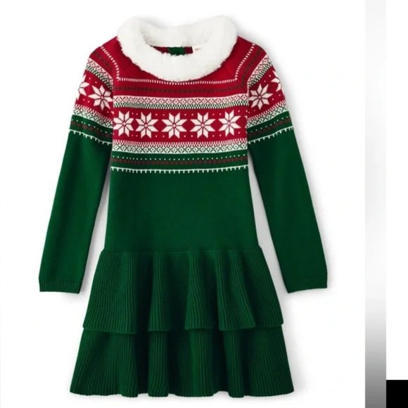 nwt GYMBOREE noble forset holiday sweaterdress 8 10 - Picture 1 of 1